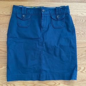 Old Navy NWOT Blue Cotton Skirt (0)